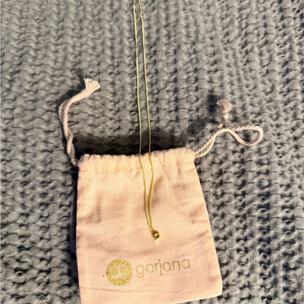 Gorjana Wilder Mini Alphabet Gold Letter D Necklace - Picture 3 of 3